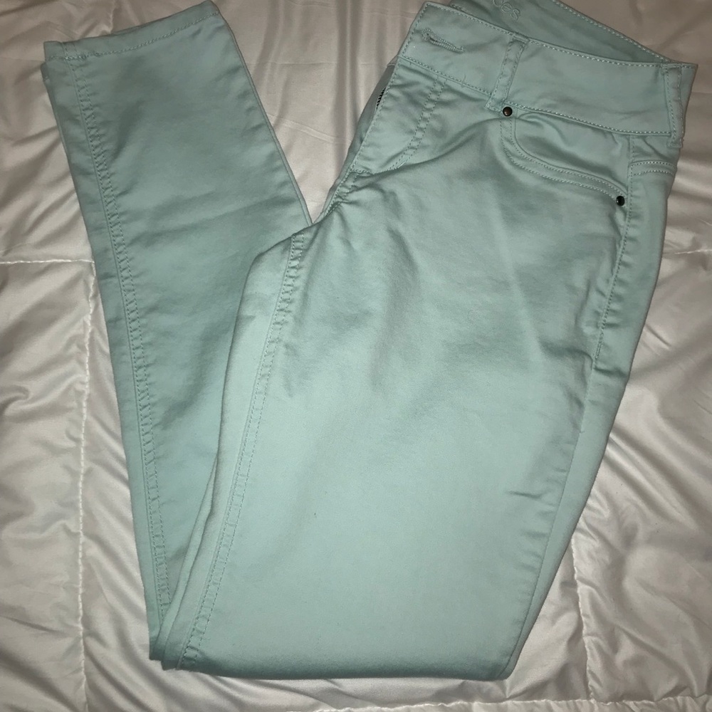 Maurice teal slacks